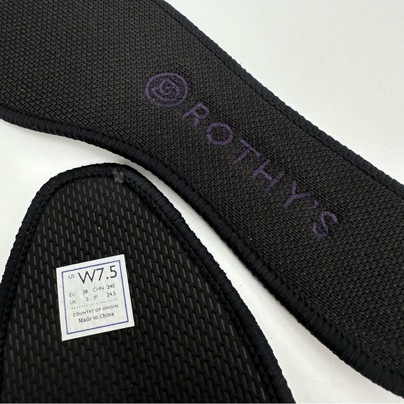 ROTHYS Cranberry Plaid Flats 7.5 Women’s Retired Pattern Shoes - Picture 9 of 12